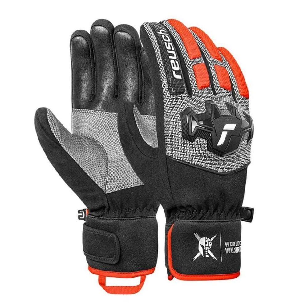 Reusch Unisex Adult Worldcup Warrior Ski Gloves / Black